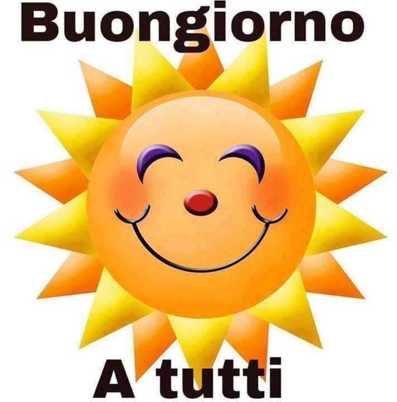 Buongiorno a tutti con il sole