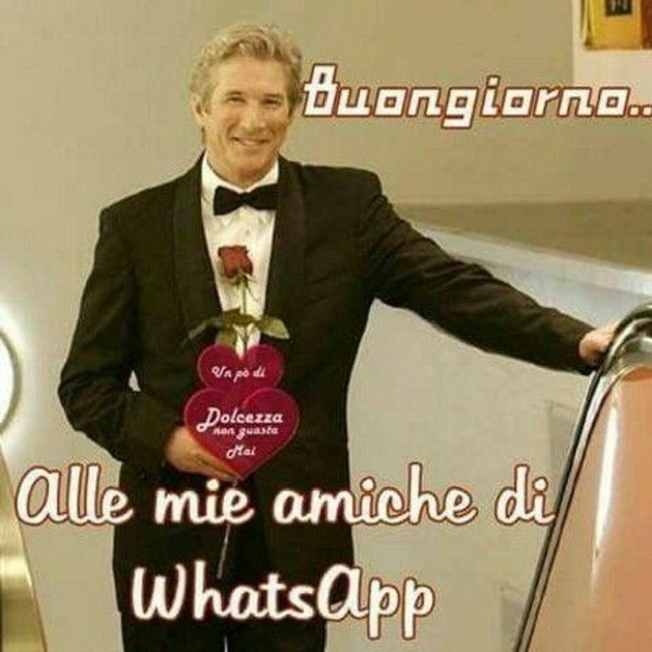 Buongiorno alle mie amiche di WhatsApp