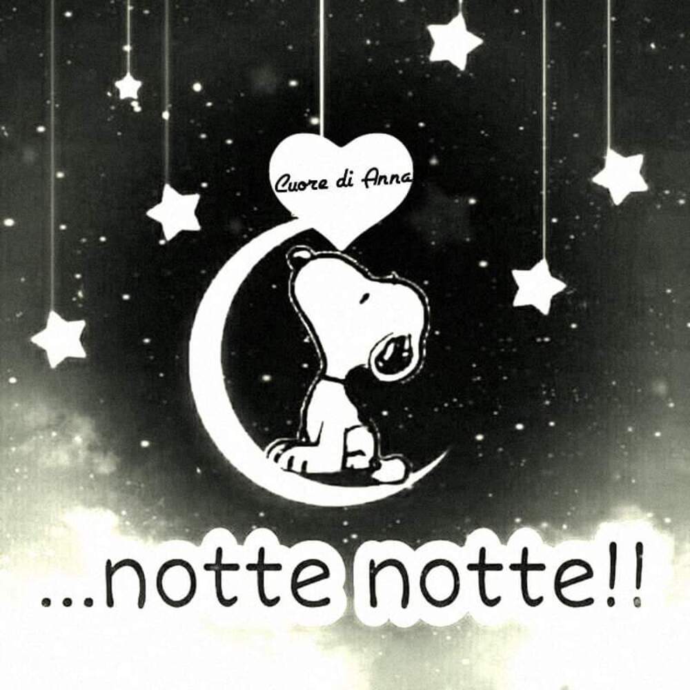Notte notte Snoopy