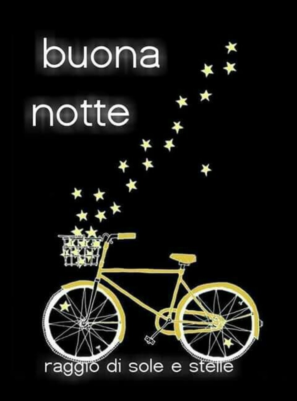 buona notte bicicletta