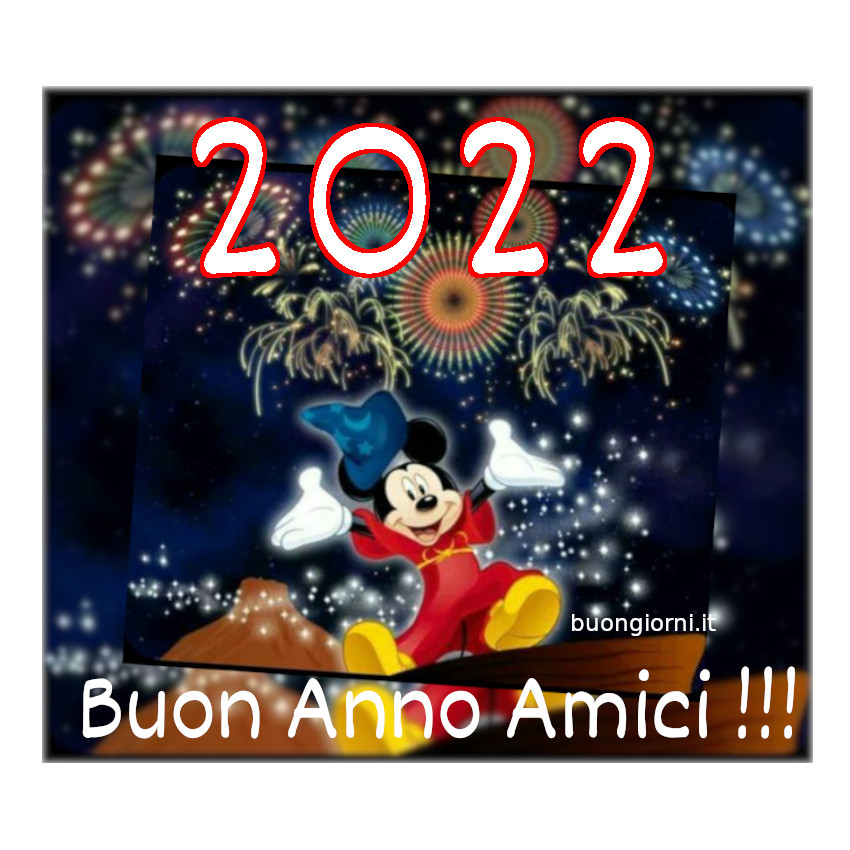 Buon Anno 2022 con Topolino