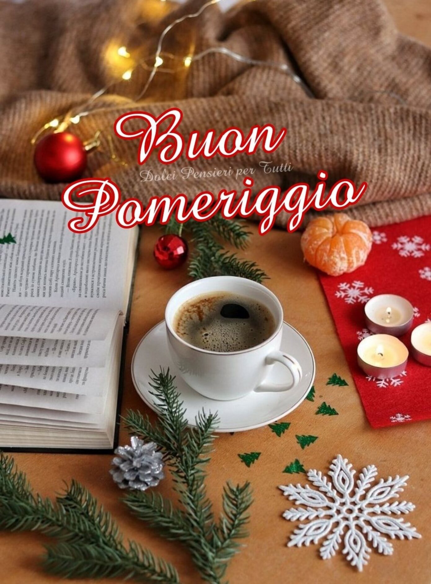 Buon Pomeriggio immagini per Natale